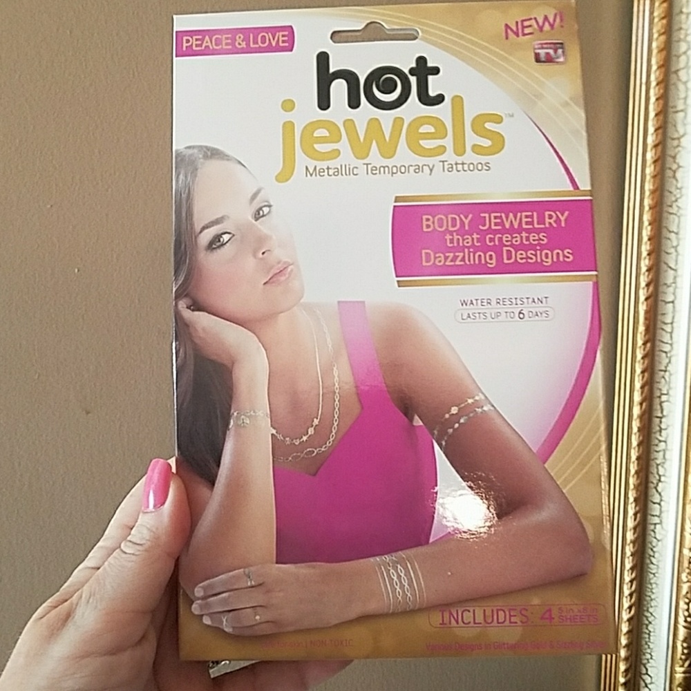AS SEEN ON TV Metallic Body jewelry Tattoos. Long Lasting - Picture 4 of 5